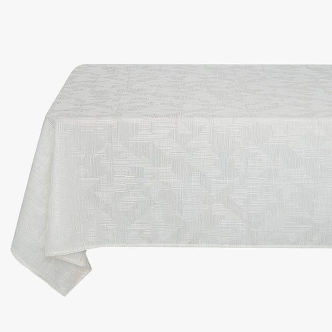Runner da tavola bianco ricamato pizzo tovaglia floreale festa di nozze tessuto raso – (quadrato 57 x 117 cm Runner da tavola bianco ricamato pizzo tovaglia floreale festa di nozze tessuto raso – (quadrato 57 x 117 cm