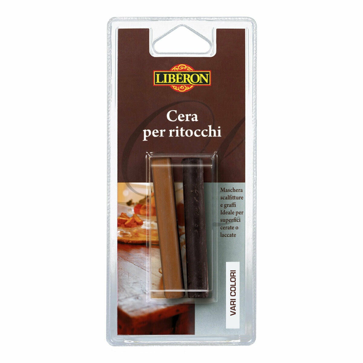 QUARKZMAN Bastoncini Riparazioni Mobili, 5pz - Stick Cera Per Legno, Pennarelli Per Ritocchi Per Mobili - Per Graffi, Fori, Tavoli, Scrivanie, Pavimenti Legno, Coperture, Nero Caffè