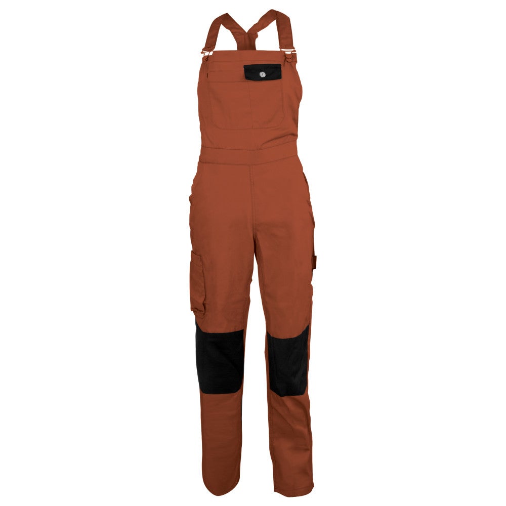 Salopette de Travail Femme Terracotta - Fashion Sécurité - Résistante, Confortable et Tendance - Bricolage et Jardinage - 34 - Taille 34 - 3