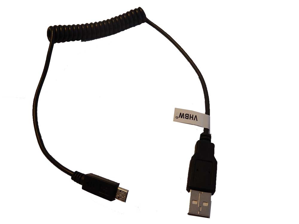 Vhbw Cavo Micro-USB 30cm Nero - Da USB-A A Micro-USB Per Canon Powershot SX620 HS E Altri