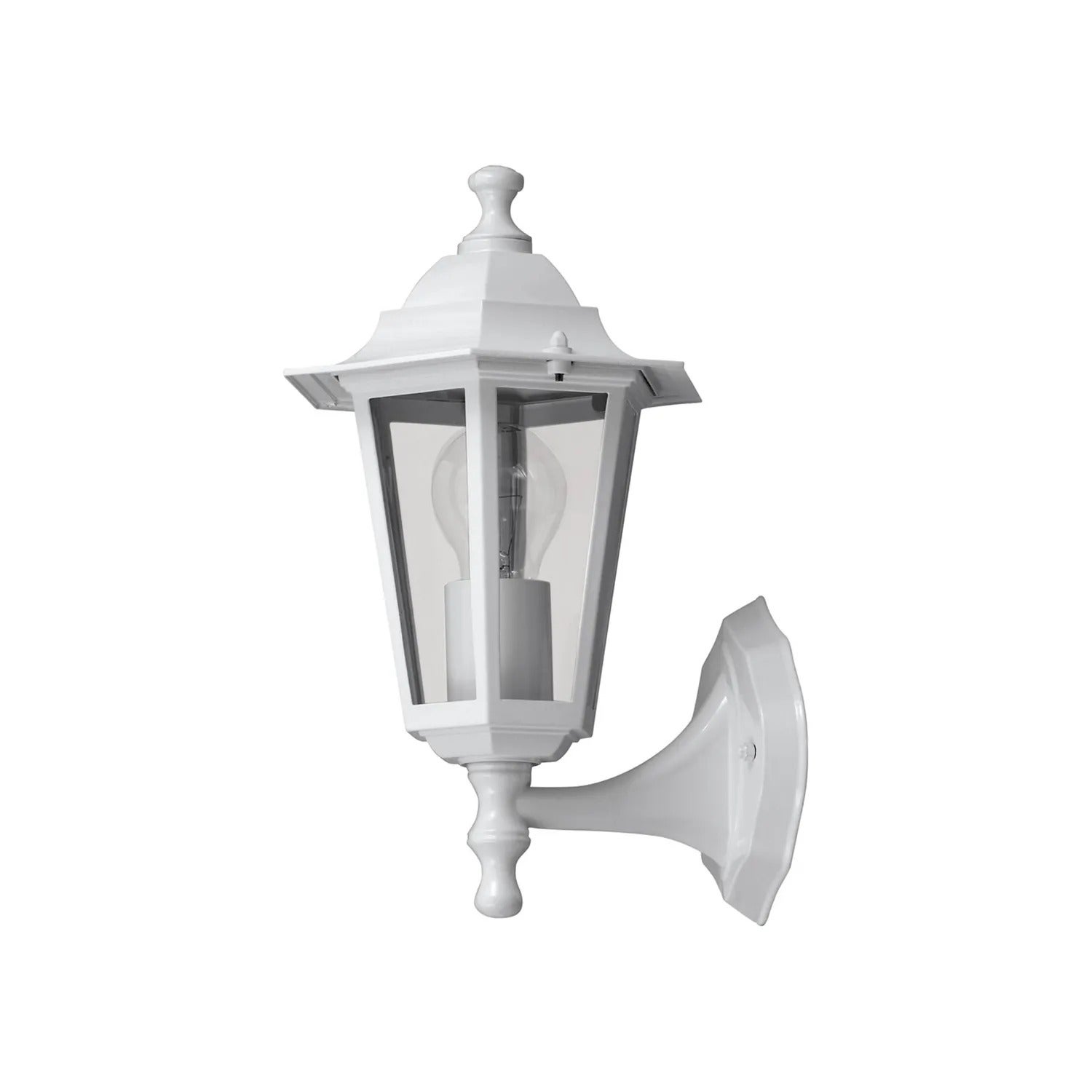 Kinkiet zewnętrzny Velence biało-przezroczysty 1xE27x60W wym:35x21x23cm IP43 Rabalux
