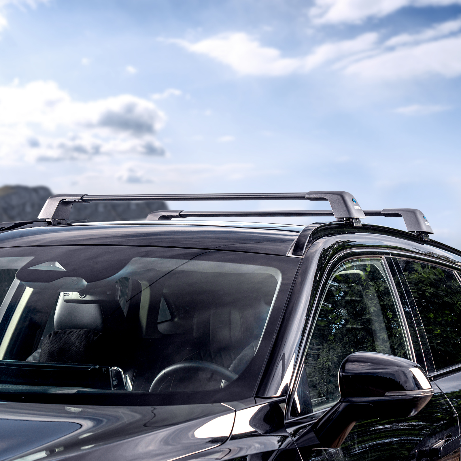 Barre transversale de toit,VEVOR 120,8 cm max.,barre supérieure de voiture en aluminium,pour rails latéraux rainurés sans espace - 7