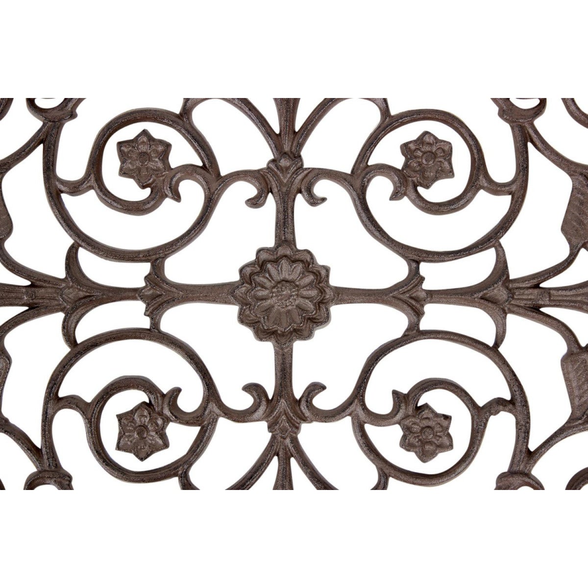 Paillasson rectangulaire fonte Fonte Marron - Décoration d'Autrefois - 3