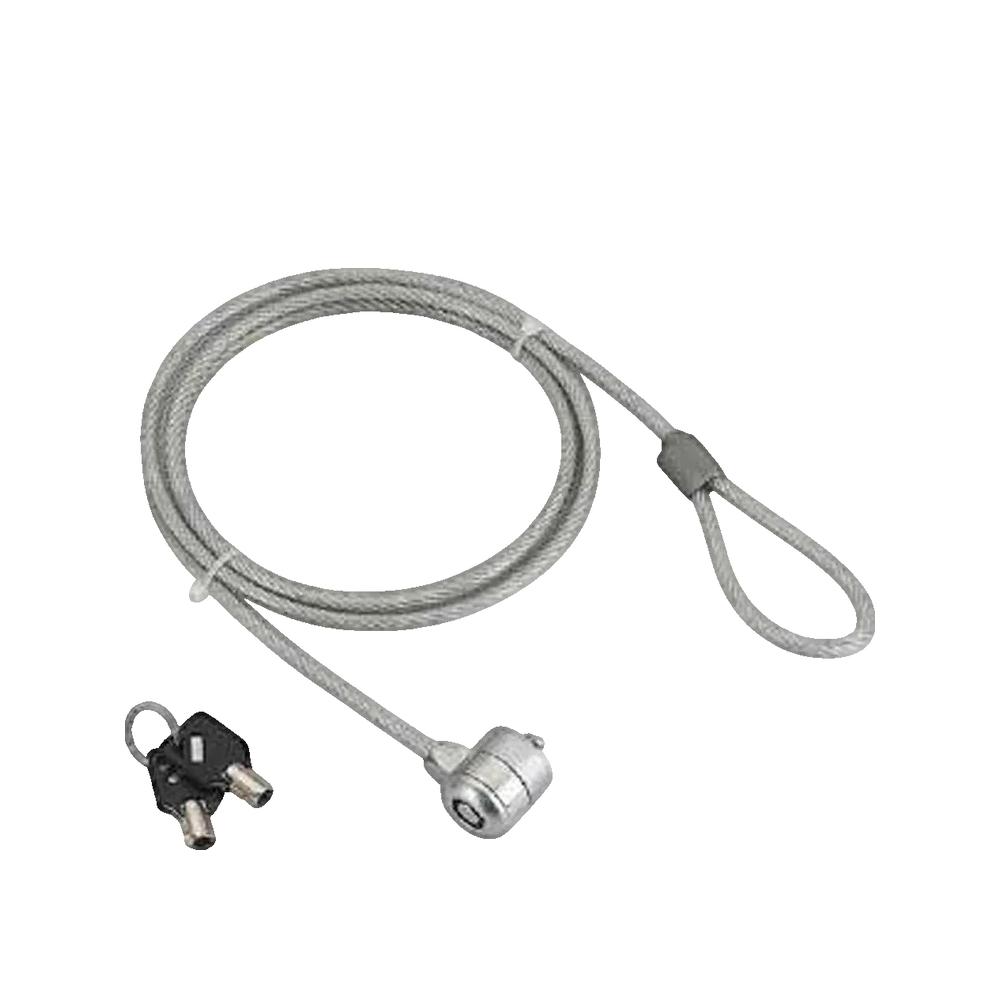Zabezpieczenie kablowe bematik LK-K-01 mechanizm blokady 1,8m srebrny