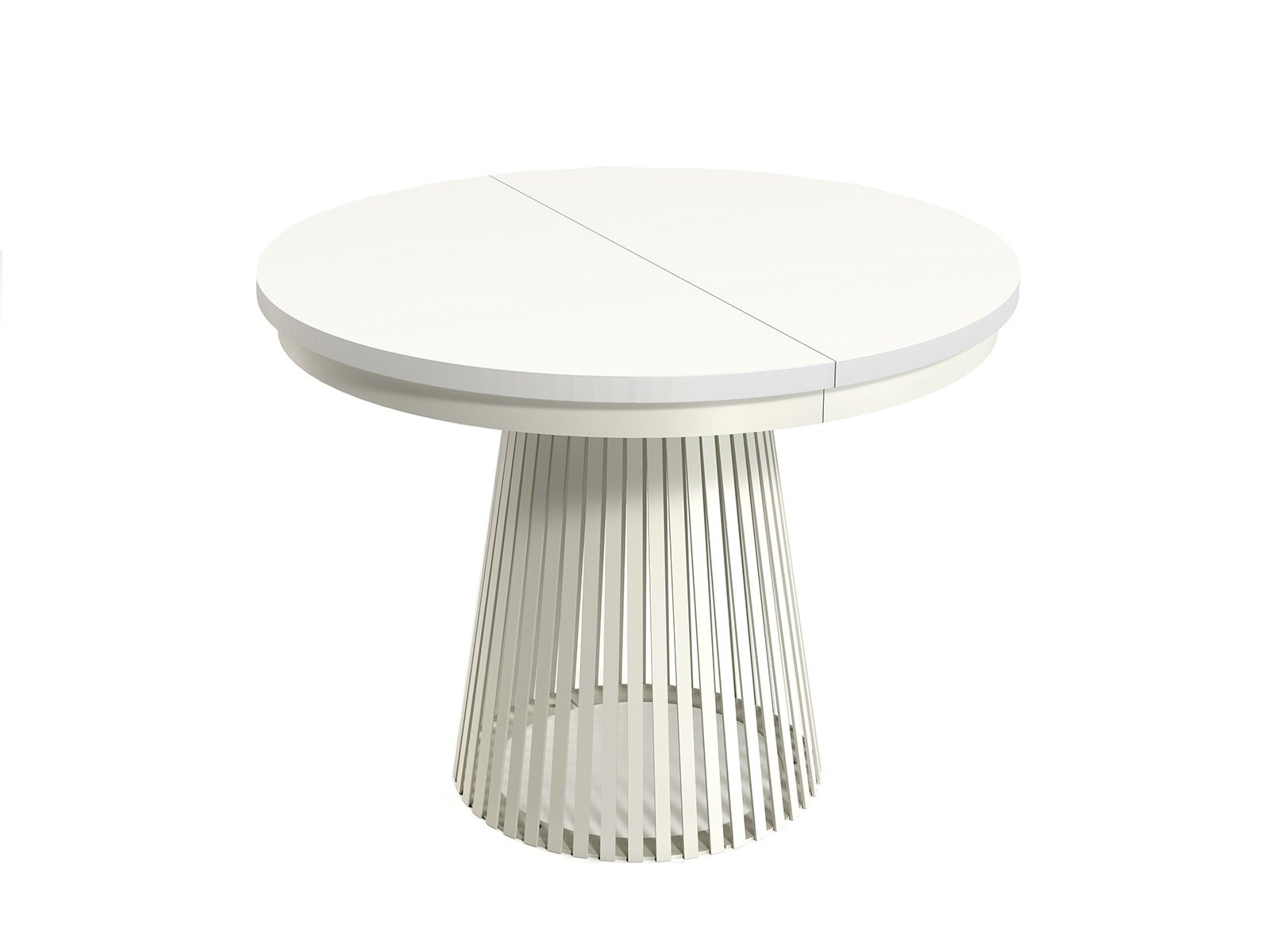 MINIO go for it, Stół rozkładany GORI w kolorze alpejska biel/kaszmir