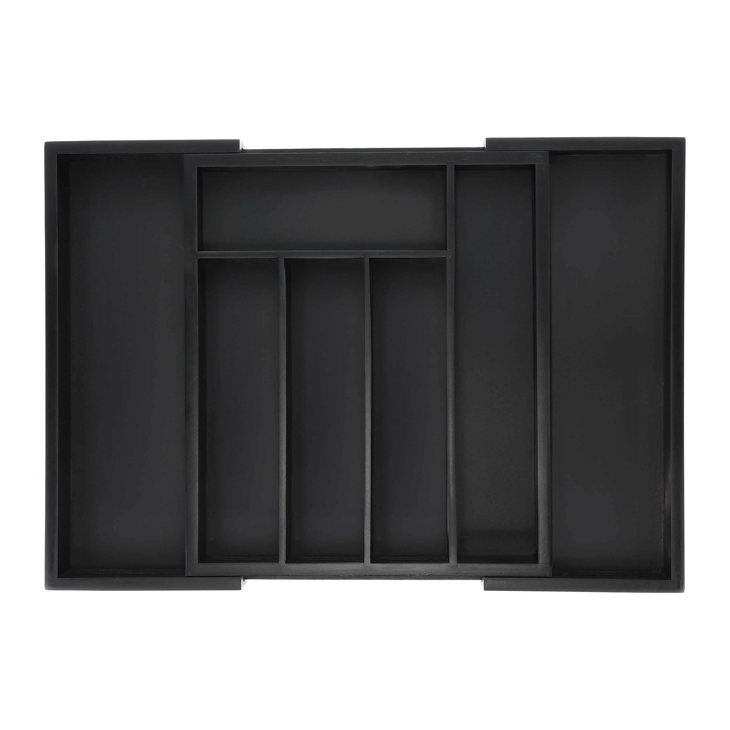 Portaposate Da Cassetto Relaxdays - Organizer Allungabile Nero