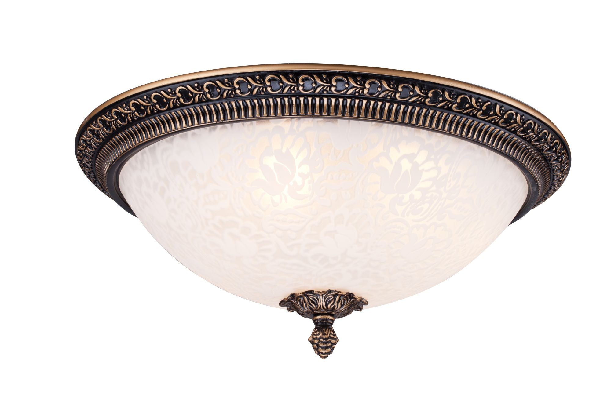 Lampa wisząca PASCAL brązowo-biała 3xE27x40W szkło wym:19x37x37cm IP20 Maytoni