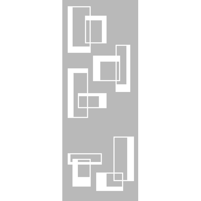 Adesivo porta di doccia L'arte astrae - Sticker adesivo - adesivi murali - 95X35cm - 5