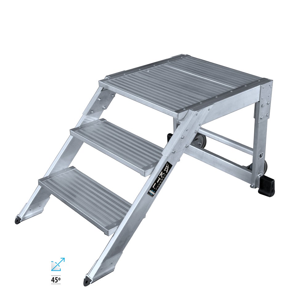 Escalera ktl max taburete fijo 45º 2 escalones