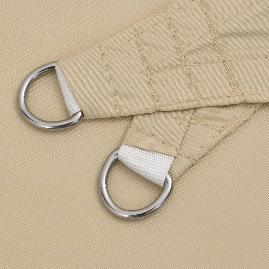 Maison Exclusive - Parasole a Vela Oxford Triangolare 3x3x3 m Beige - 6