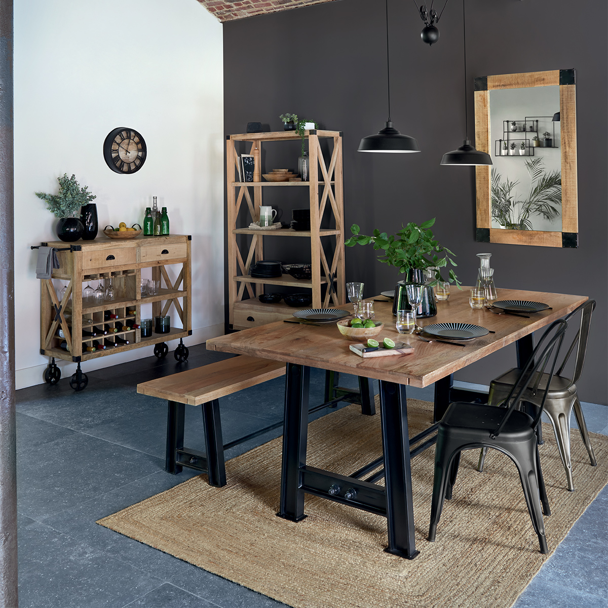 Tapis en jute 120x170 cm - Atmosphera créateur d'intérieur - 9