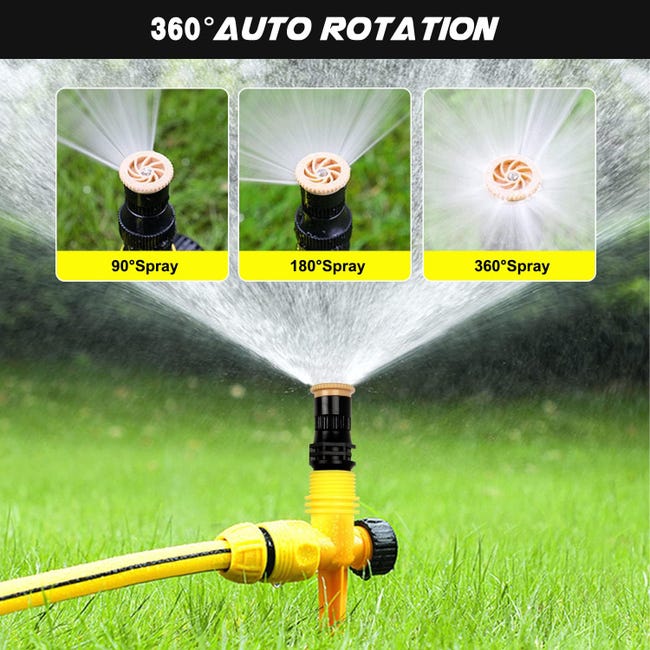 Arroseur de pelouse 15 trous, arroseur oscillant de jardin, système d'arrosage réglable pour le Arroseur de pelouse 15 trous, arroseur oscillant de jardin, système d'arrosage réglable pour le