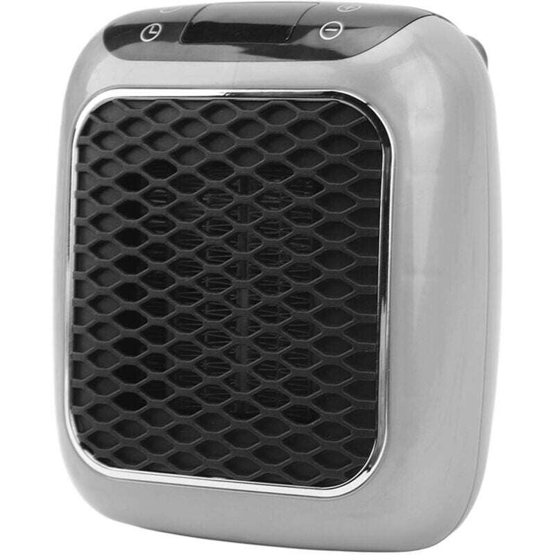 Încălzitor electric portabil Enowelir 800W cu telecomandă și cronometru de 12 ore cu afișaj LED