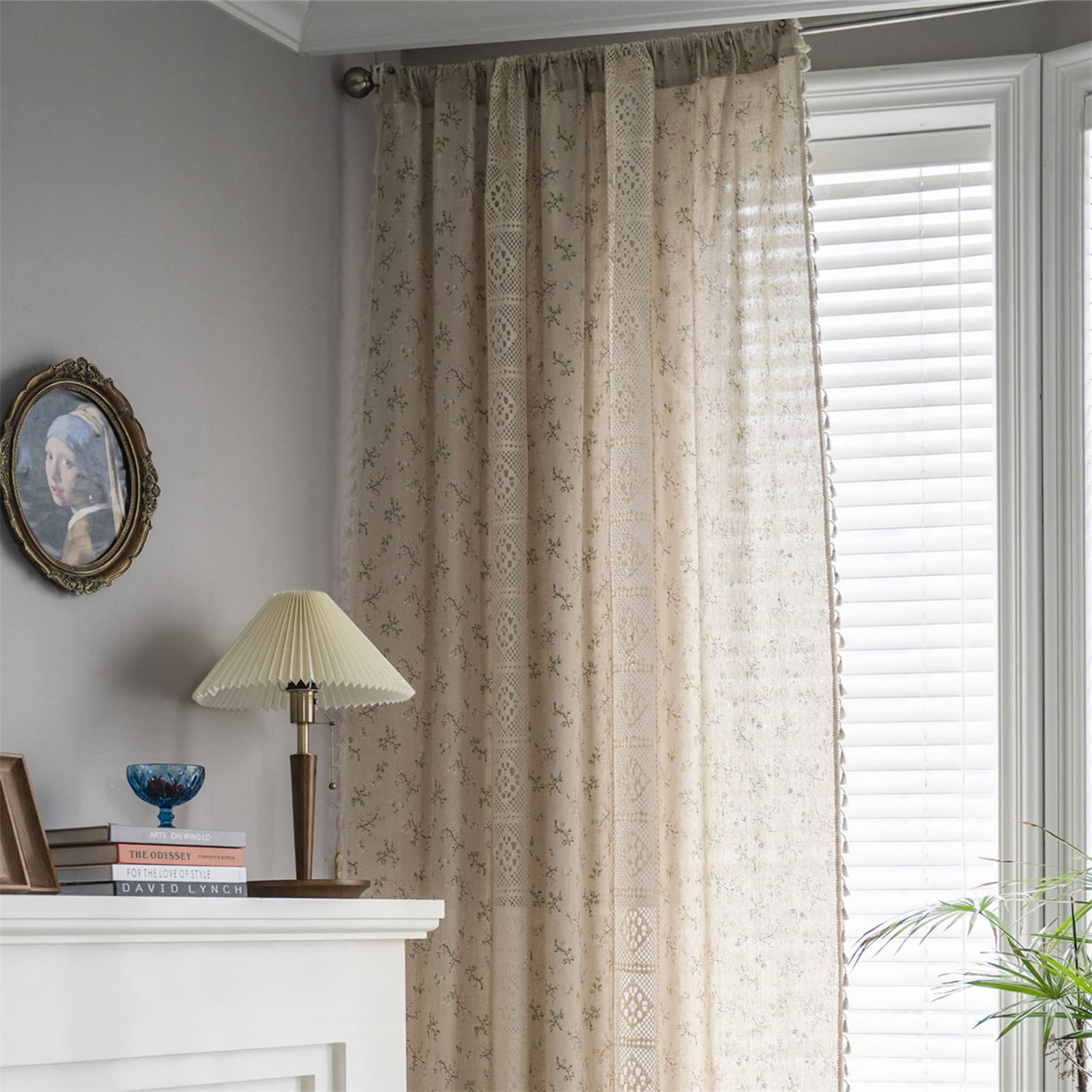 Melody Jane Maison De Poupées Blanc Crochet Dentelle Rideaux