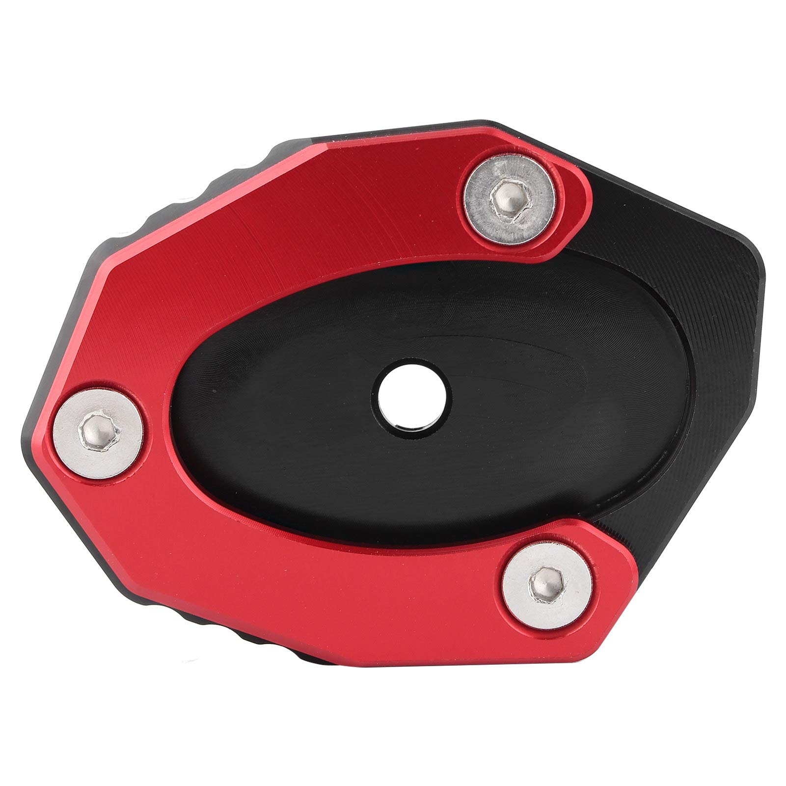 EBTOOLS Piastra Di Estensione Per Cavalletto Laterale Moto – Per Kawasaki Z650 / Z900, In Alluminio CNC, Grigia