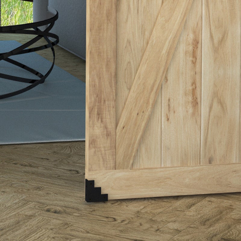 Angle de décoration noir type Barn Door 75,5 x 75,5 mm - 3