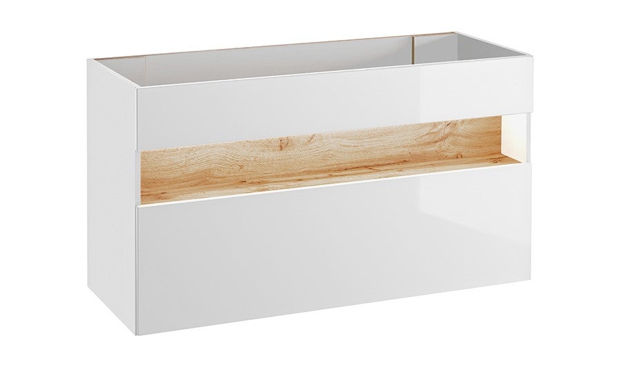 Szafka pod umywalkę BAHAMA 854 120 cm biała