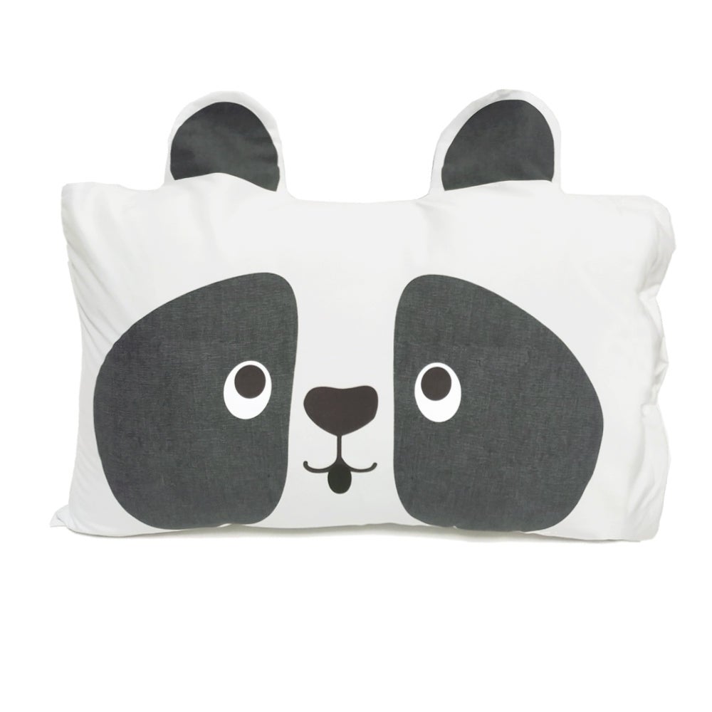 Taie d'oreiller Panda Blanc - 3