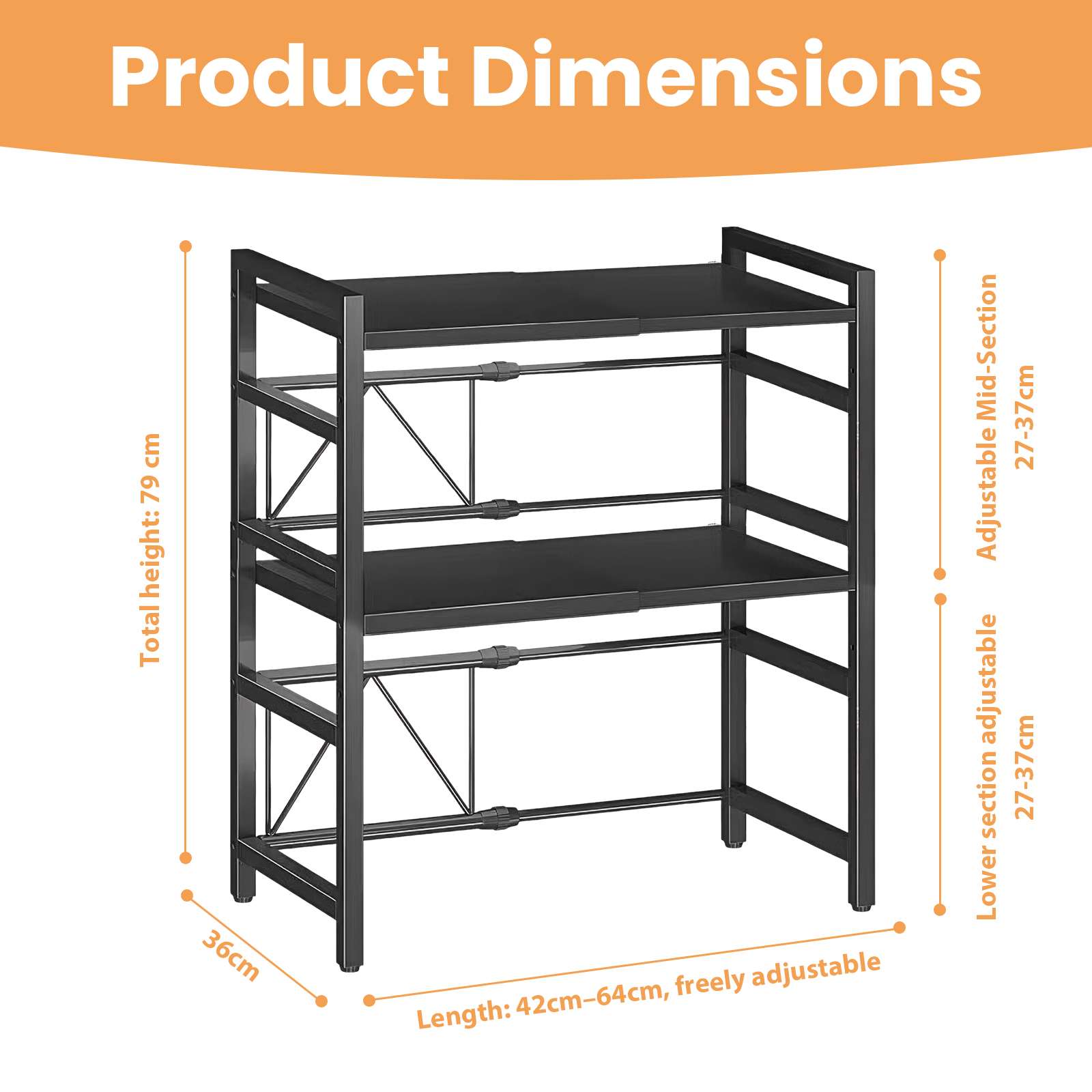 Étagère de Rangement en Acier – Finition Lisse, Double Protection, Structure Solide et Grande Capacité - 2