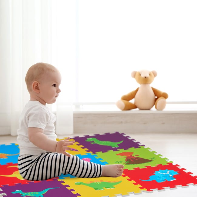 Arcoiris Alfombra Foam Bebe Alfombra Vinílica Bebé Oso Soñoliento