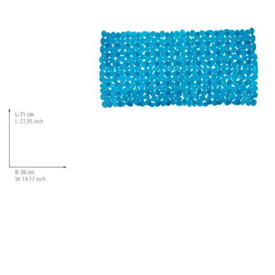 Tapis De Baignoire Paradise Pétrol - 3