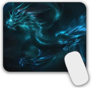 Tappeto vinile effetto marmo blu scuro