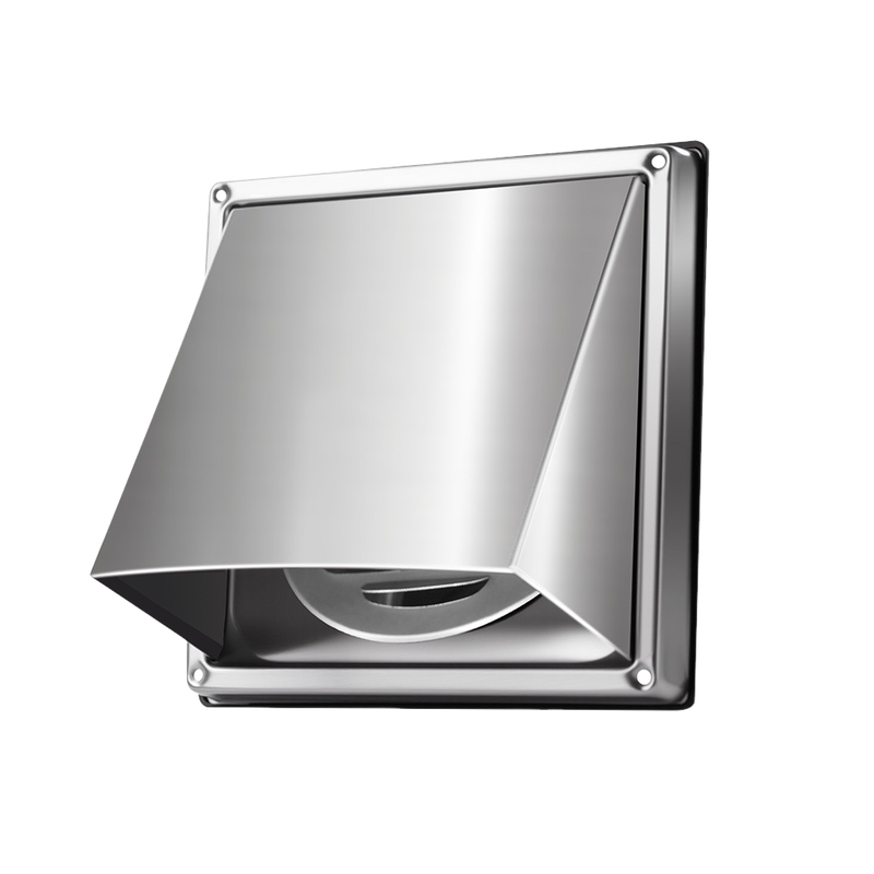 Grille d'aération carrée en acier inoxydable 304, capuchon étanche à la — free download