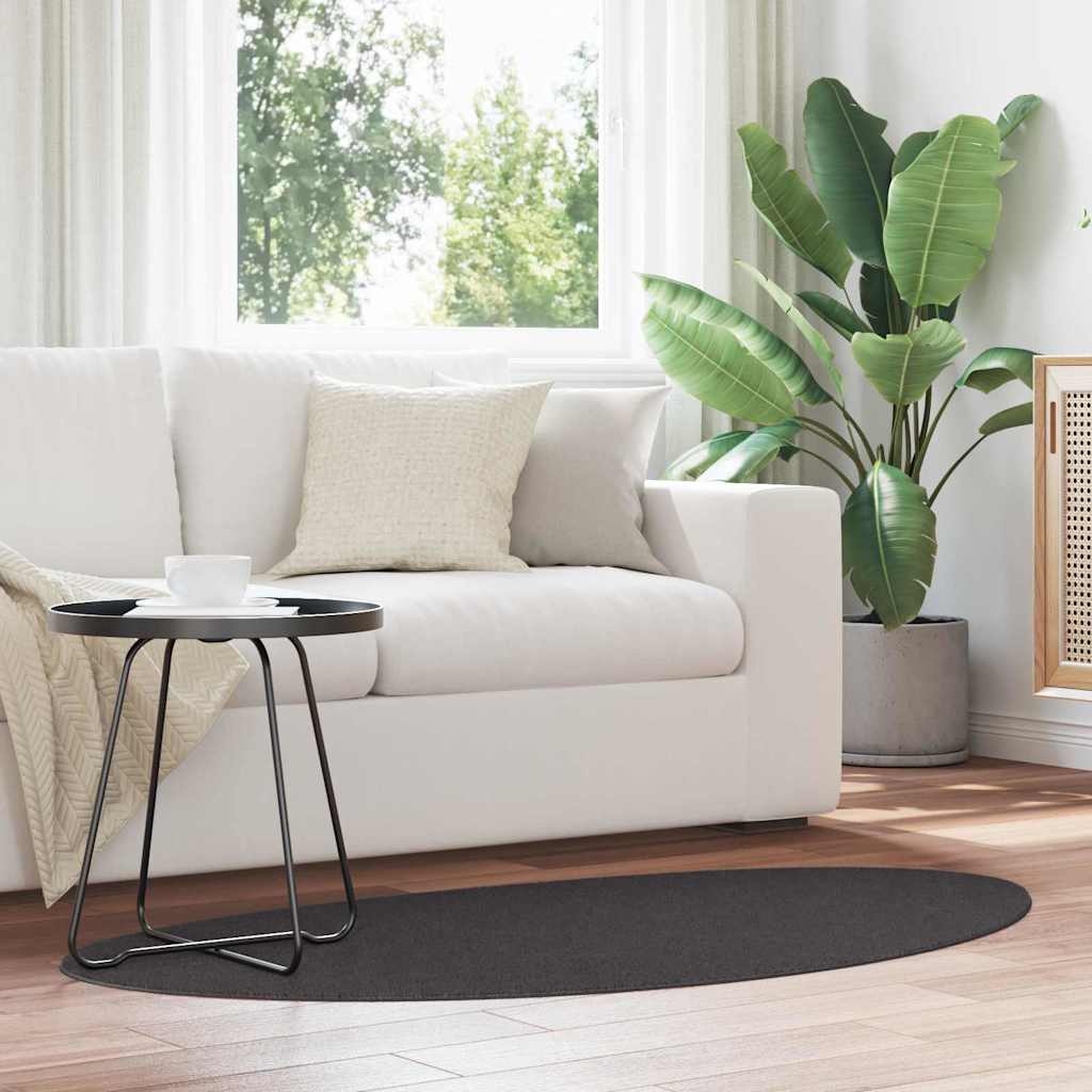 Dywany pokojowe HUARTE Antracyt 80 x 150 cm Poliester vidaXL