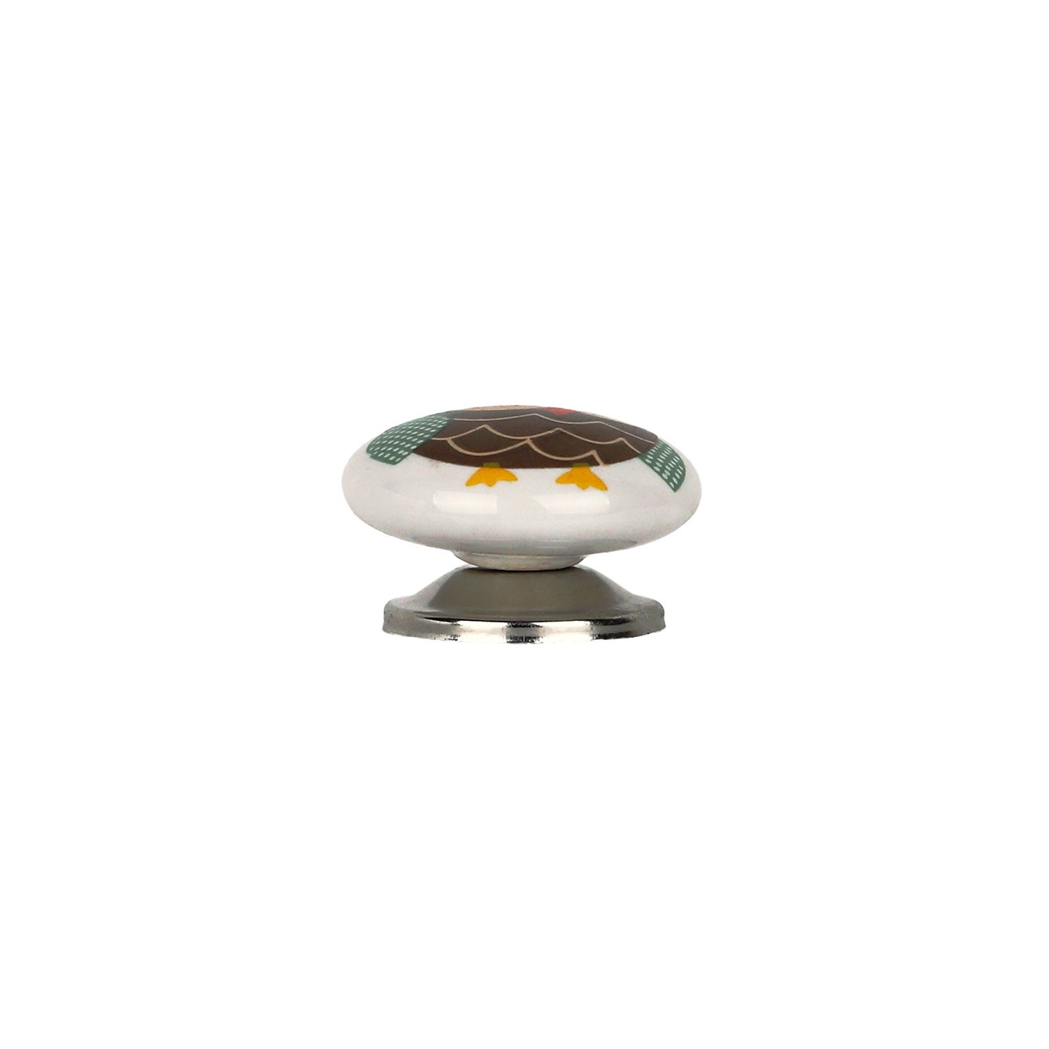 Bouton de meuble CHOUETTE, Porcelaine Ø35 mm - 4