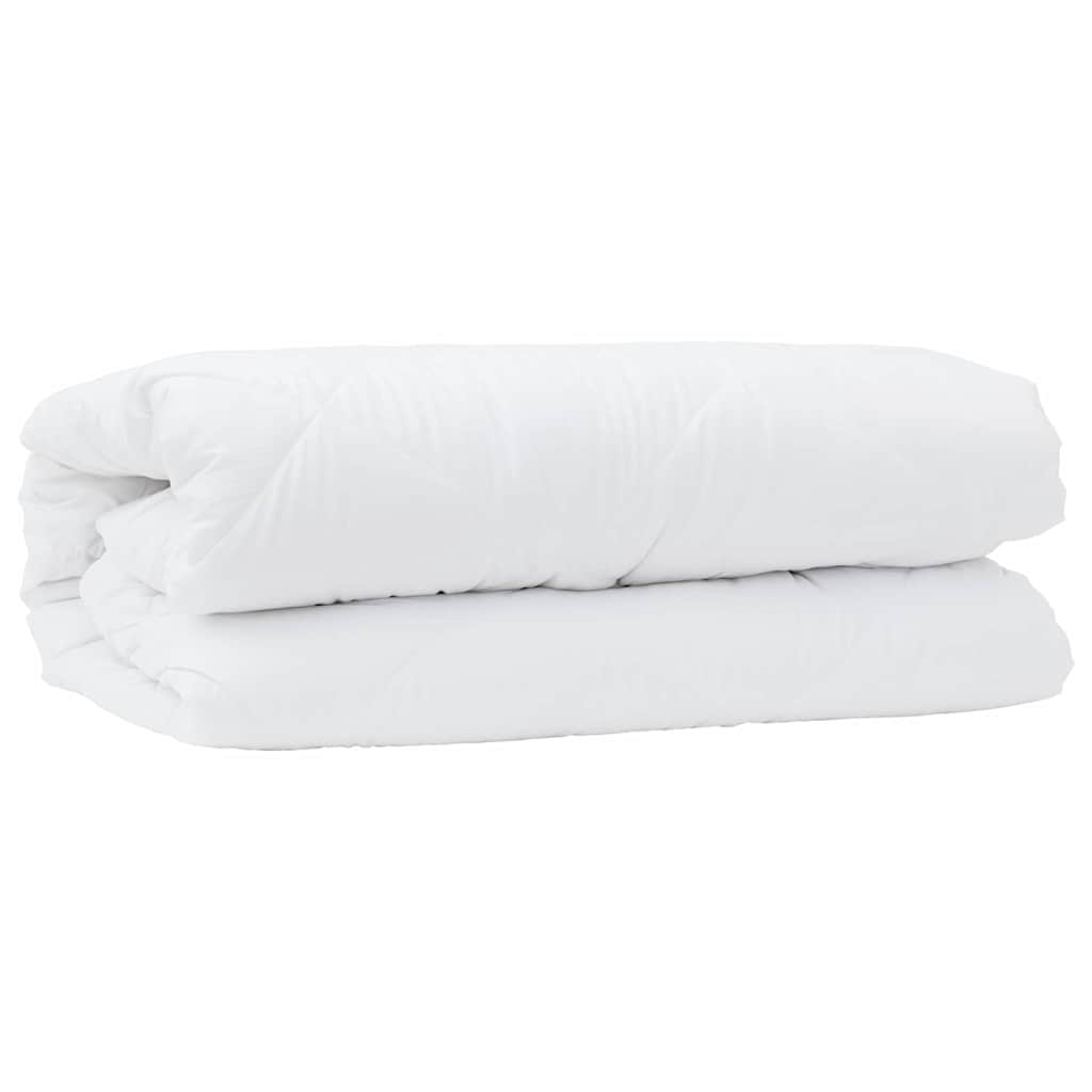 Couette avec oreiller 2 pcs | Duvet Blanc 140 x 200 cm Microfibre - 4