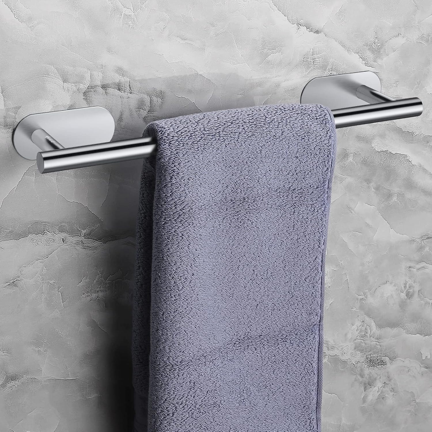 Porte-serviettes Mural Pivotant Ocean Gedotec 400 Mm - Chrome Et Noir