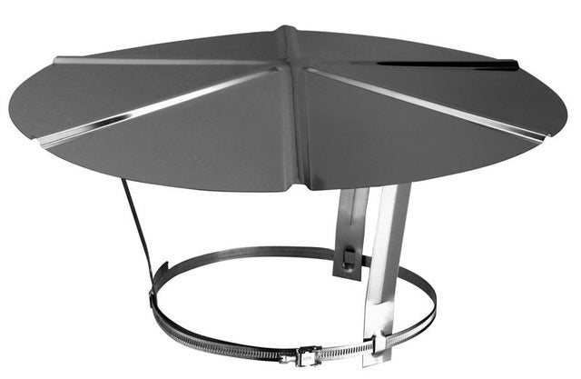 Chapeau réglable polycombustible - Réglable diamètres 80 à 130