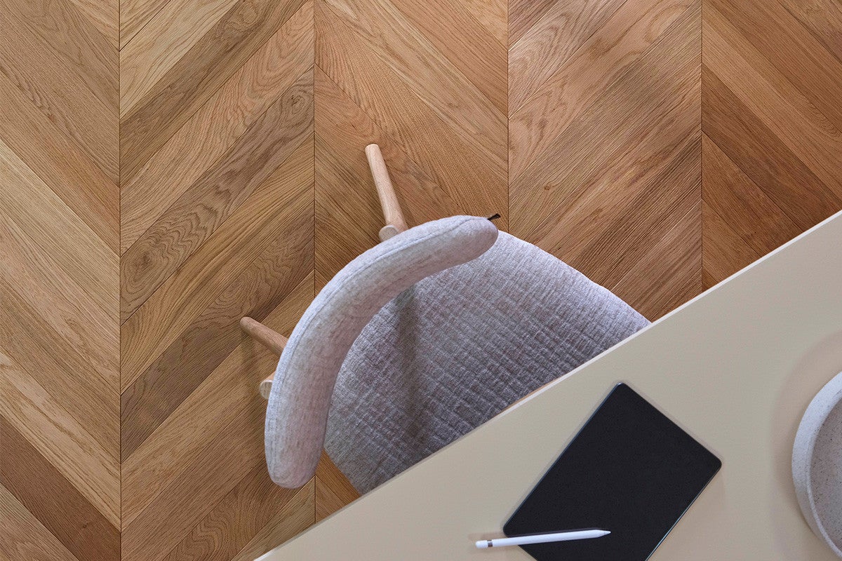 Point de Hongrie / Chêne contrecollé 610 x 90 x 15/4mm / Vernis Mat - Natural 15mm - 2