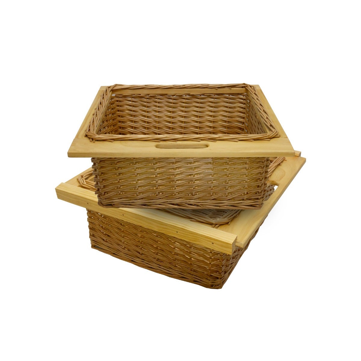 Lot De 2 Paniers De Congélation En Métal Avec Poignées - Pour Réfrigérateur & Garde-Manger - 42.5 X 24.5 X 20 Cm - 5