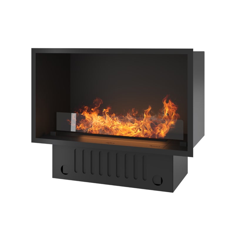 Kominek parowy do zabudowy Invapo Inside 800 – wielokolorowy płomień, efekt 3D i sterowanie aplikacją, zbiornik 1,2 l – 835 cm