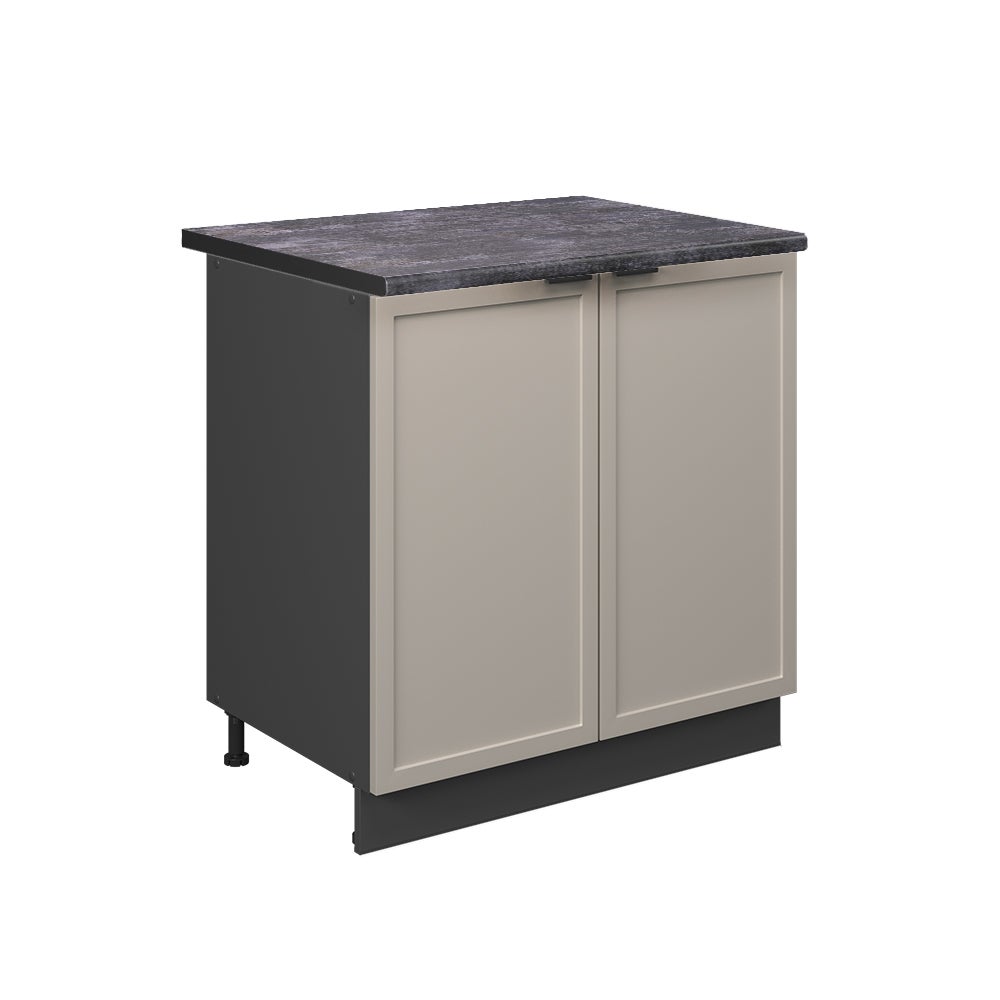 Vicco Szafka pod zlew Fame-Line, GreyBeige, 80 cm z półką, BP Antracyt