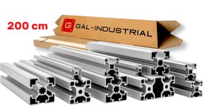 Profilé Aluminium Tube Rectangulaire 120x20x1.5 Mm - Longueur 90 Cm - Pour Bricolage, Menuiserie, Constructions