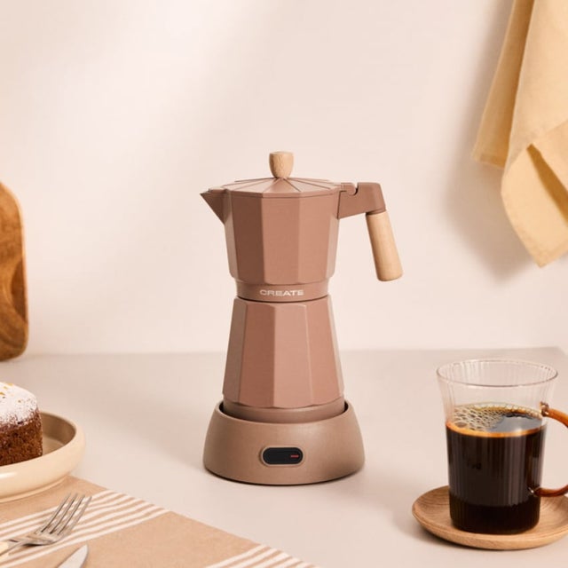 CREATE - THERA MOKA ELECTRIC - Elektryczny ekspres do kawy moka z funkcją podtrzymywania ciepła - Moka