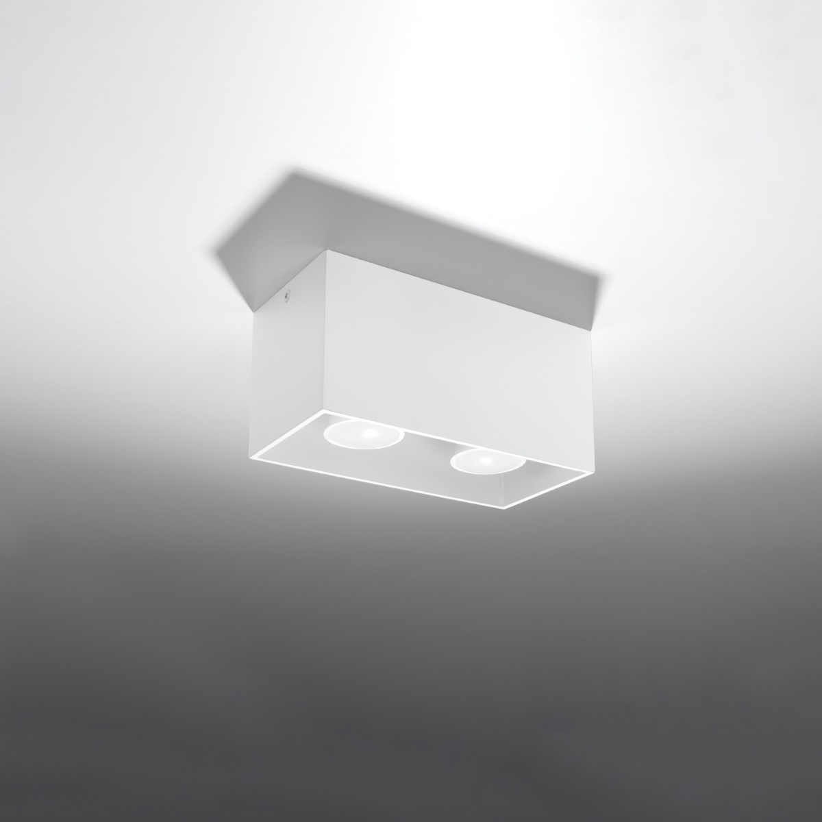 Plafon QUADX MAXI biały LED 4000K - 20x10x10cm Sollux