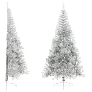 Sapin De Noël Artificiel Mi-chair 150 Cm Avec Neige Floquée - Design Mince Pour Gagner De La Place - Déco De Fête Réutilisable