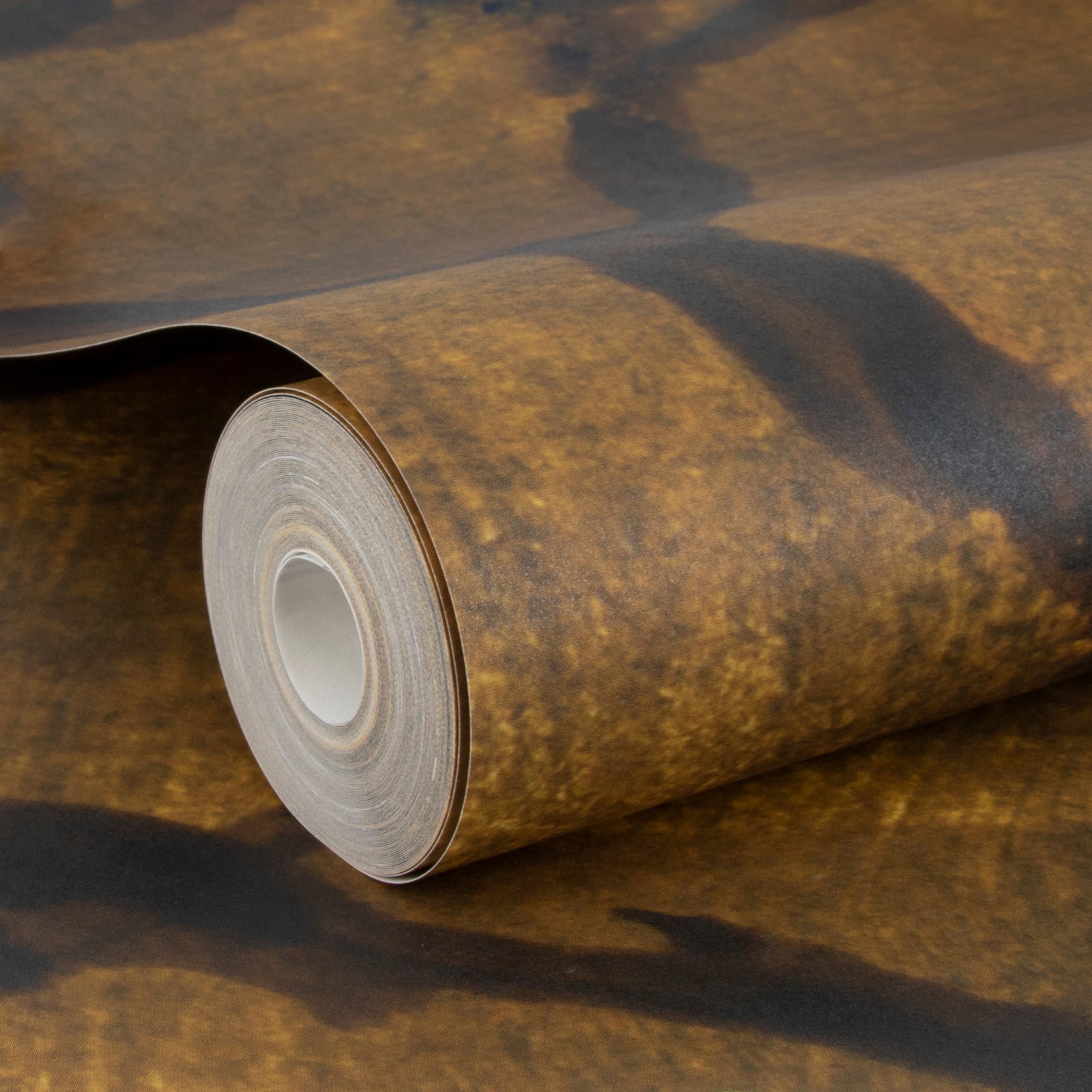 Papier peint panoramique Cerisiers japonais 280 x 300cm Ocre doré - 5