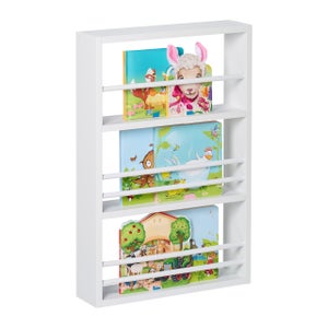 Portagiochi Relaxdays Con Motivi Animali - 2 Scatole + 3 Scomparti - Libreria Bambini 74x71x23 Cm - Foto 11