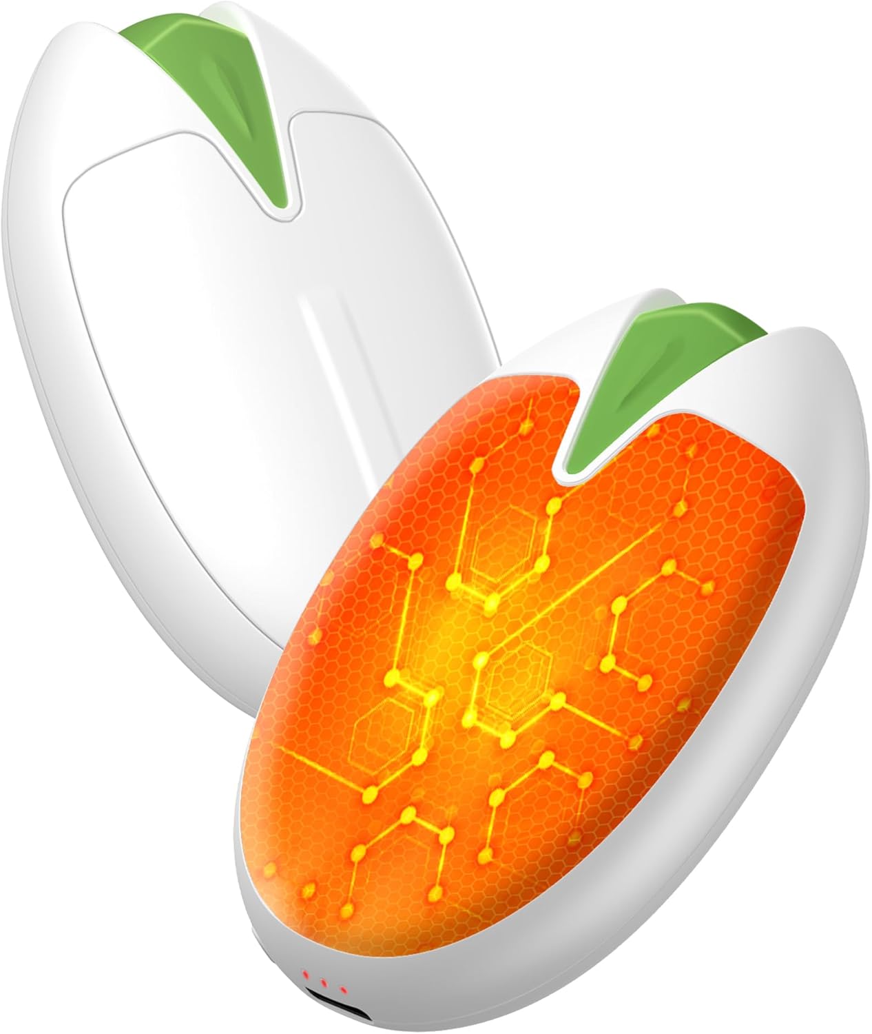 Ogrzewacze do rąk z akumulatorem, 2 sztuki, magnetyczne elektryczne ogrzewacze do rąk 6000 mAh, USB, idealne na wędkowanie, do gry w golfa i na kempi