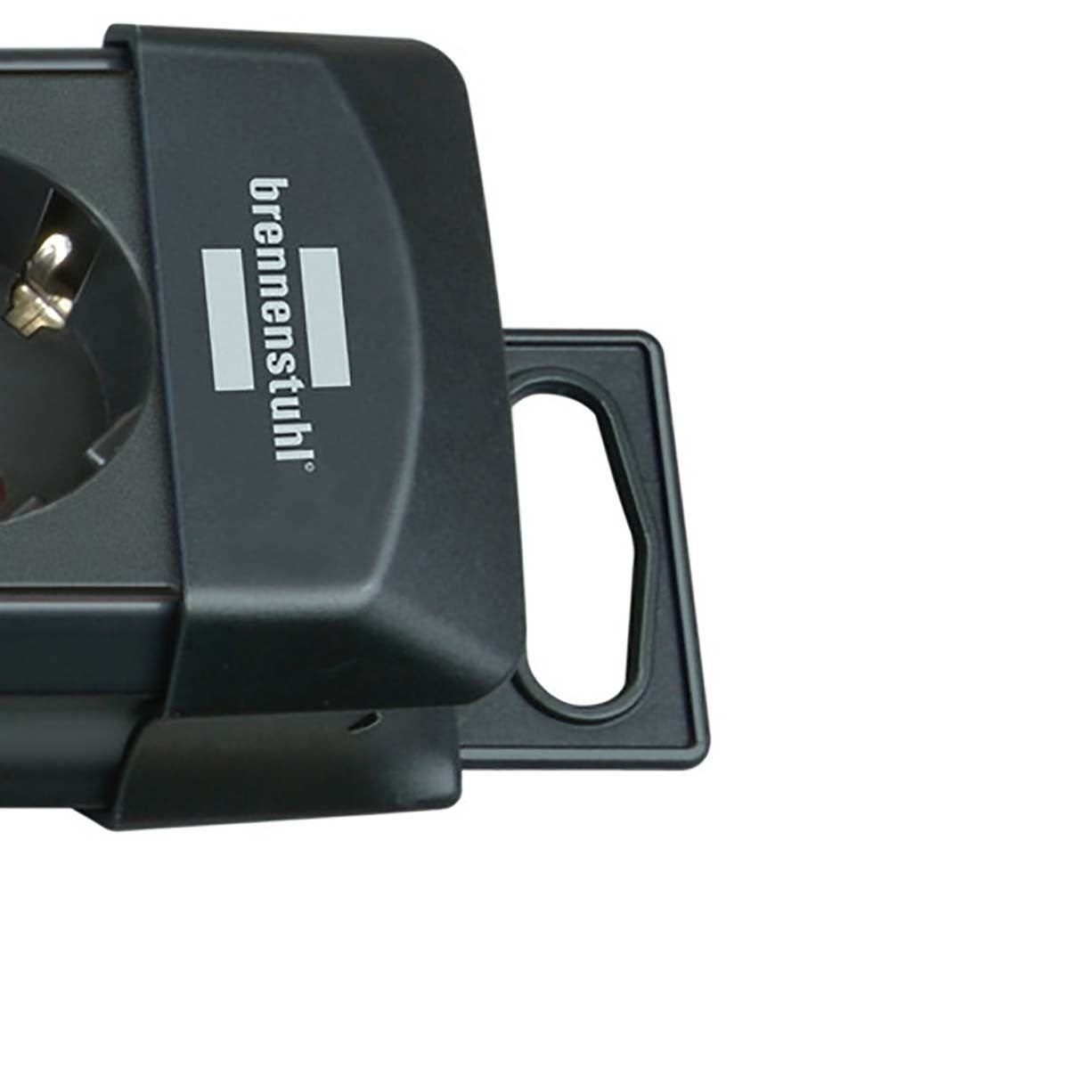 BRENNENSTUHL Multiprises Premium-Line 10 Voies 3.00 m Noir - Le contact de protection - 2