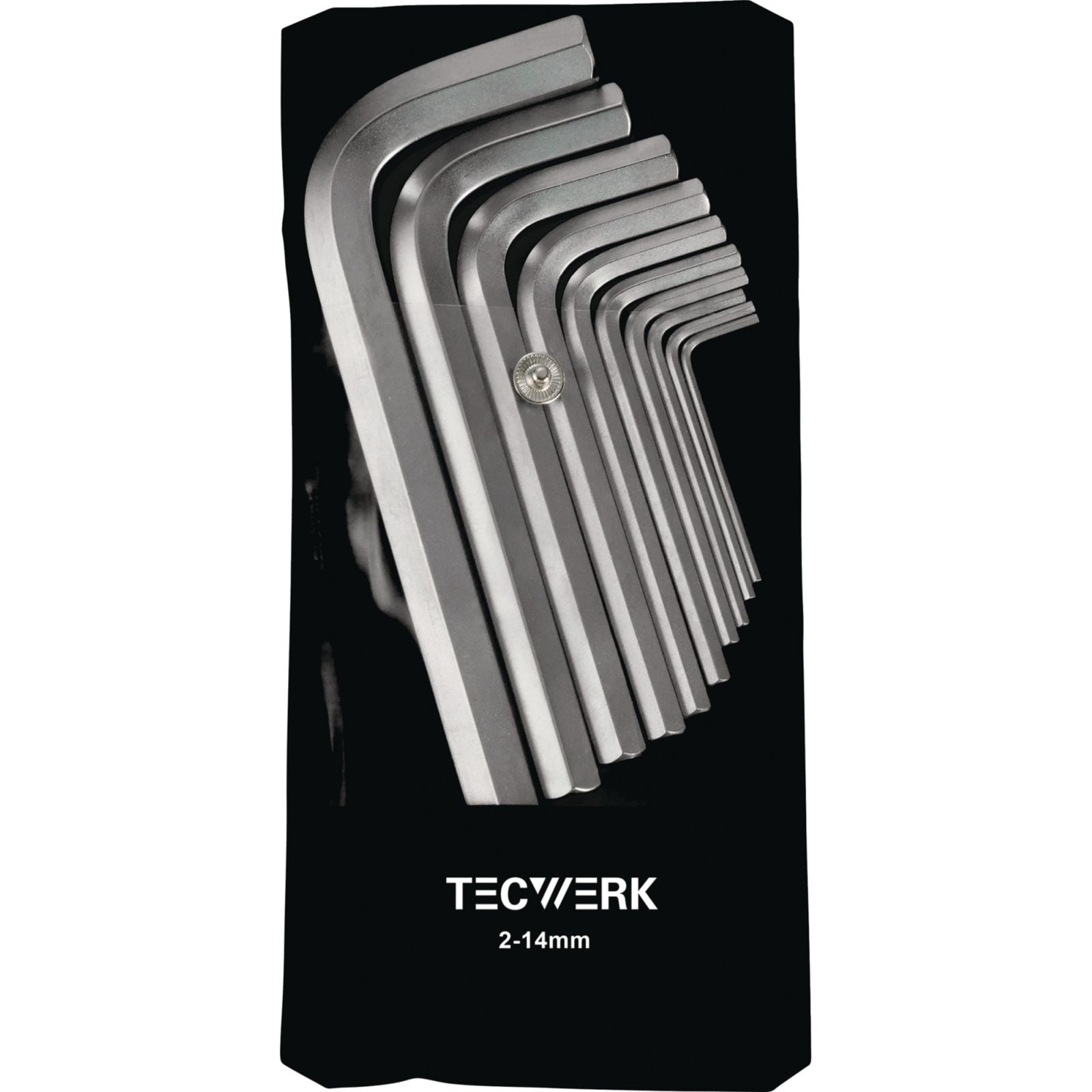 Winkelschraubendrehersatz 10-tlg.Ku.-Tasche SW 2-14mm kurz S2-Sta ...