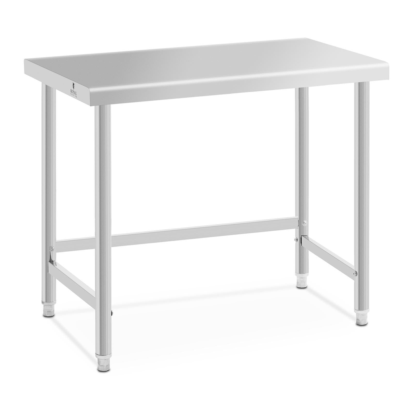 Prep & Savour Table de préparation en acier inoxydable de 24 po x 60 po avec tablette réglable Prep & Savour Table de préparation en acier inoxydable de 24 po x 60 po avec tablette réglable