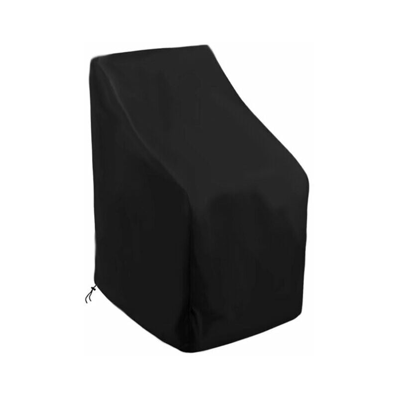 Wodoodporny pokrowiec na krzesło ogrodowe 65 cm × 65 cm × 80 × 120 cm, pokrowiec ochronny na krzesła sztaplowane, pokrowiec na krzesło ogrodowe