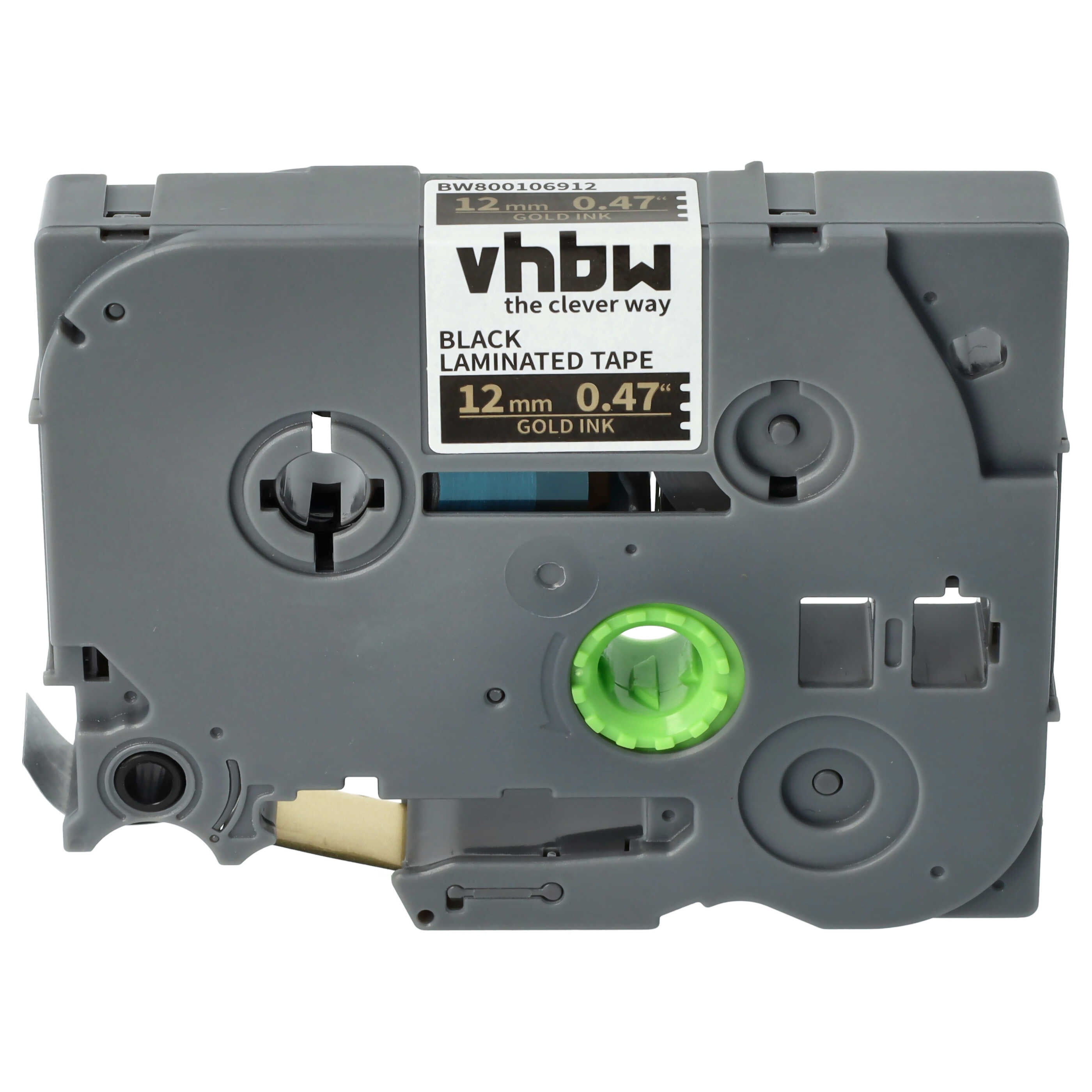VHBW - Cassetta Nastro Compatibile Con Brother P-touch E 500 Vp, H 500 Vp H 500 H 500 Li P 700 Pt 2400 Etichettatrice 24mm Bianco Su Premium Argento 4062692600308