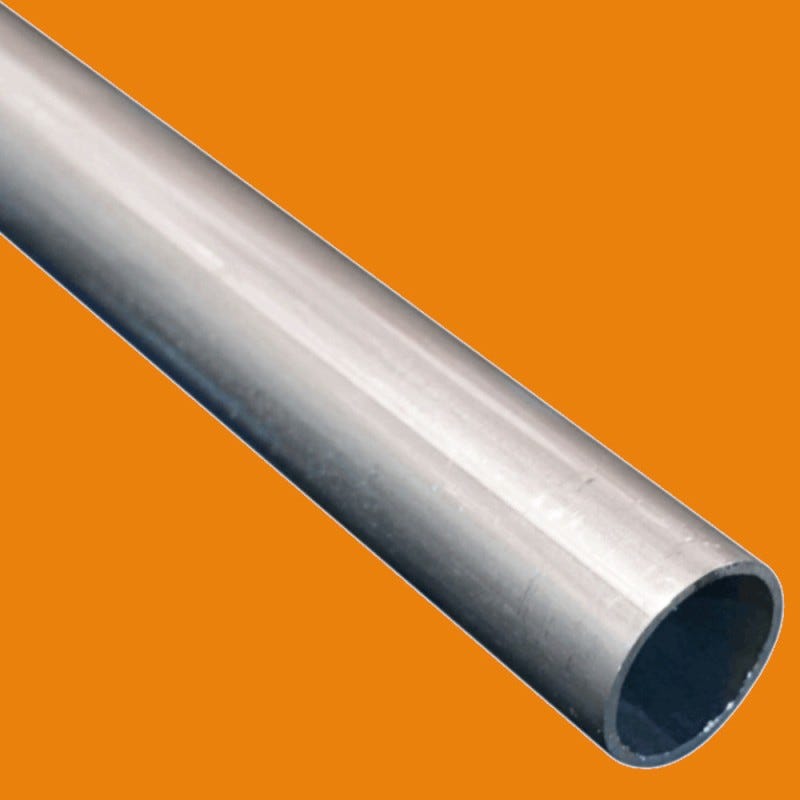 Tube rond acier diam. 7,61 cm ep. 0,3 cm long. 4 mètres | Bricoman