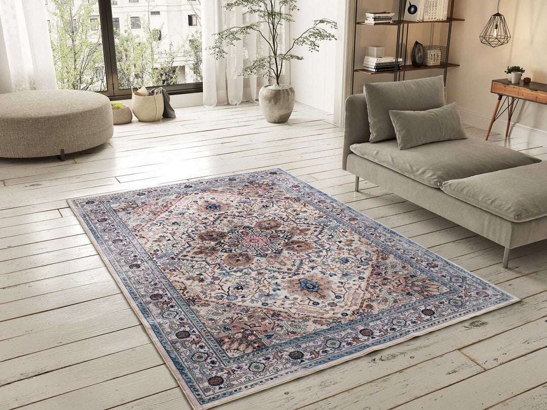 Tapis intérieur multicolore rectangulaire l.140 x L.200 cm CLASS vintage - ATTICGO - 2